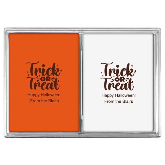 Trick or Treat Double Deck Playing Cards